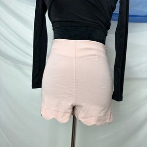SmallLight pink high waisted shorts